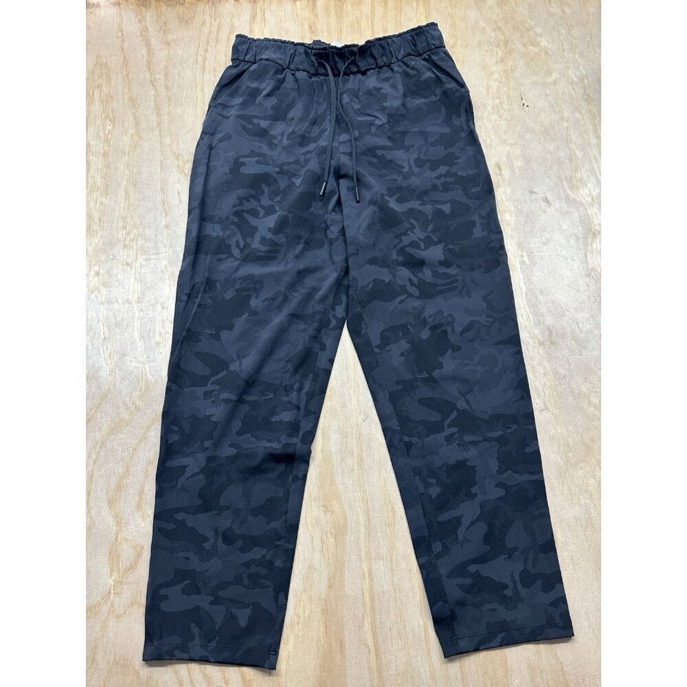 Lululemon Women’s Size 10 Black Camo Stretch High-Rise Keep Moving Pant 7/8 Yoga